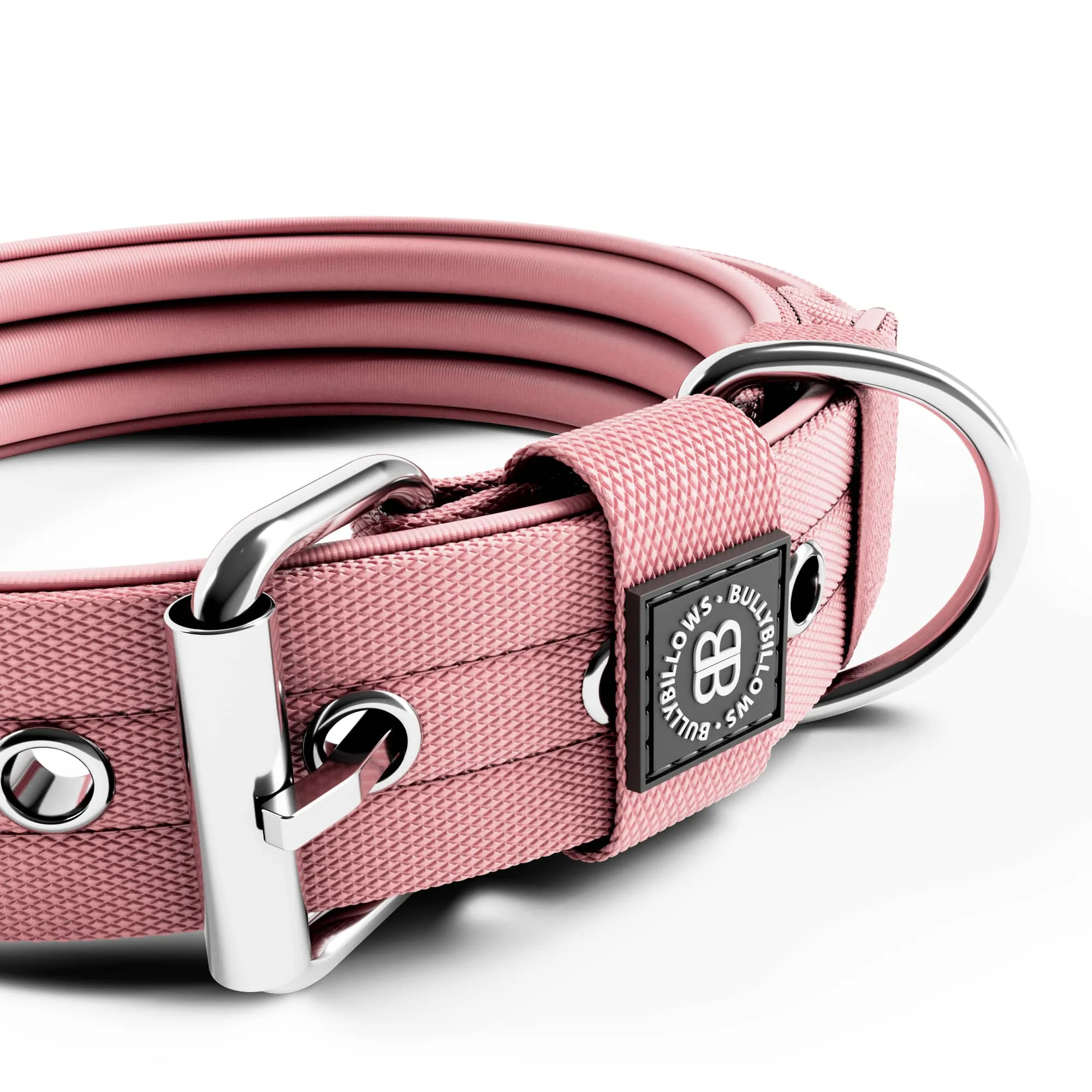 5cm Pin Buckle Collar | With Handle - Pink