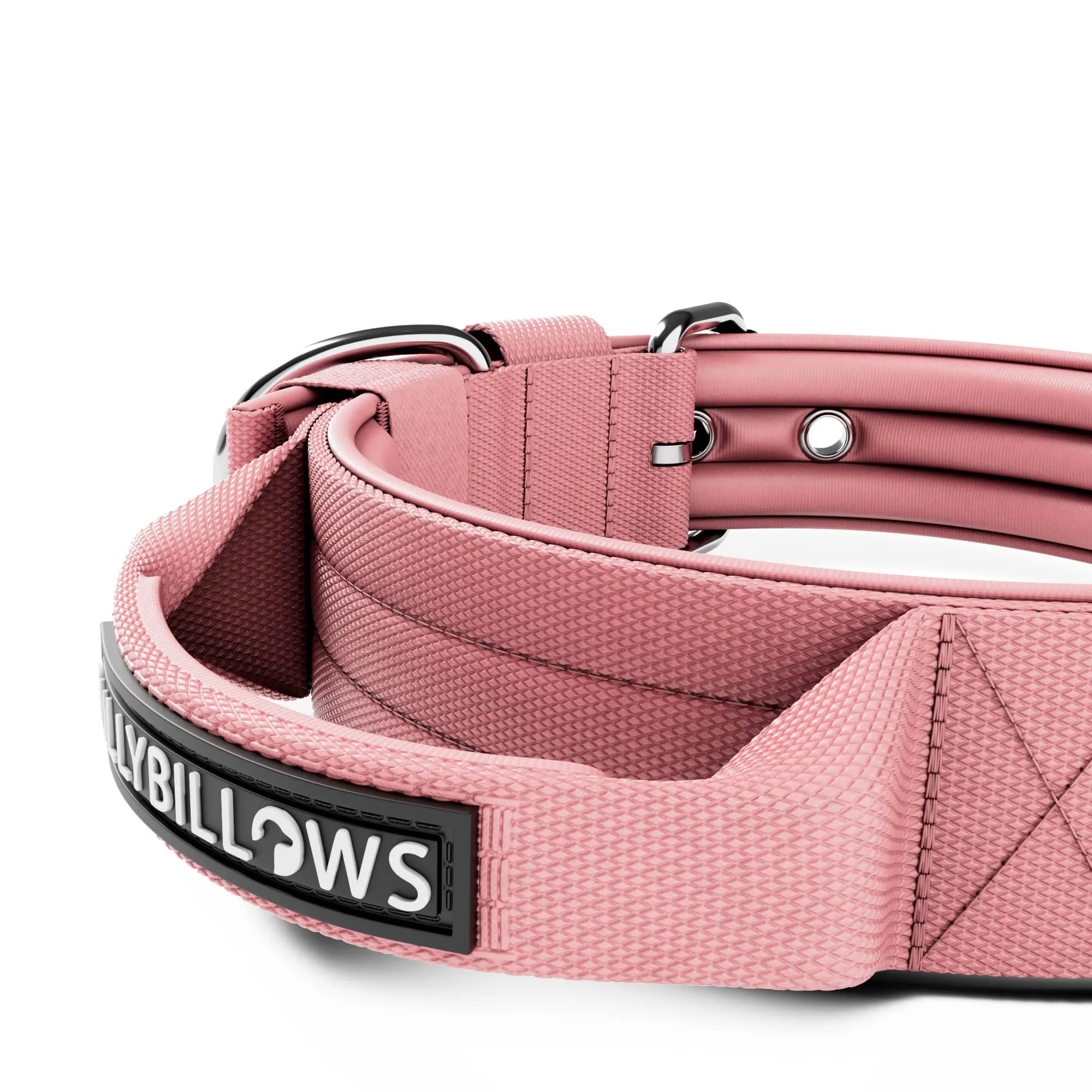 5cm Pin Buckle Collar | With Handle - Pink