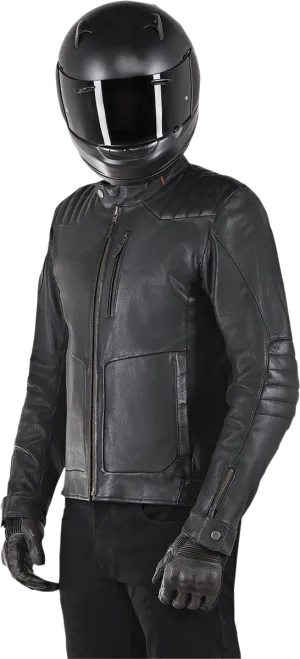 ALPINESTARS Crazy Eight Leather Jacket - Black - 2XL 3107819-10-XXL