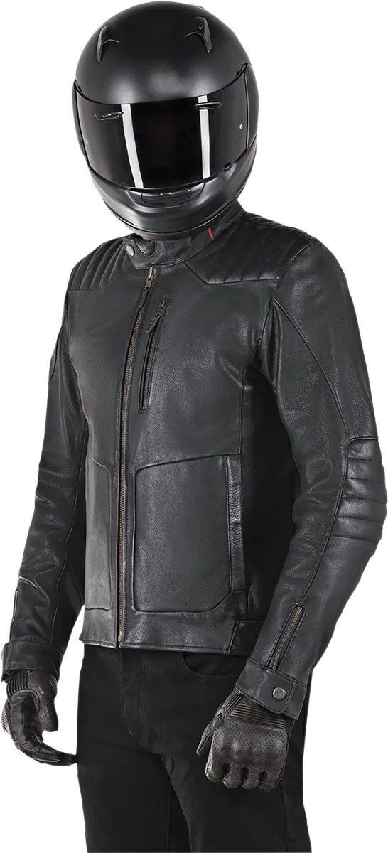 ALPINESTARS Crazy Eight Leather Jacket - Black - 2XL 3107819-10-XXL