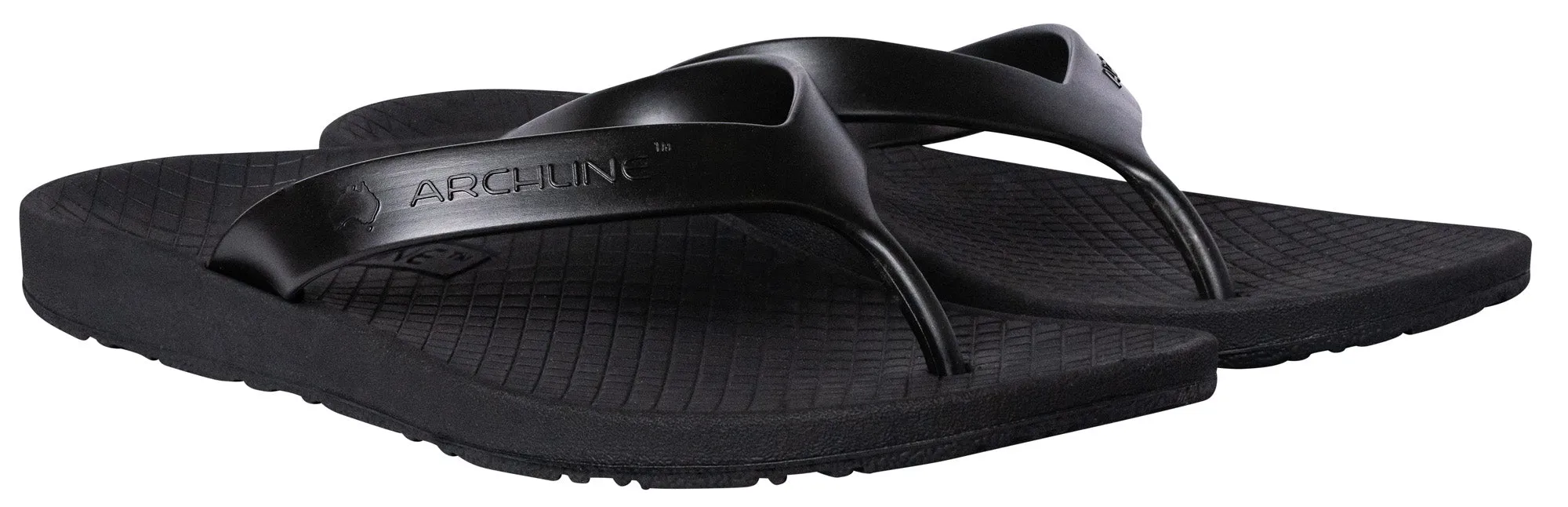 Balance Orthotic Flip Flops Black