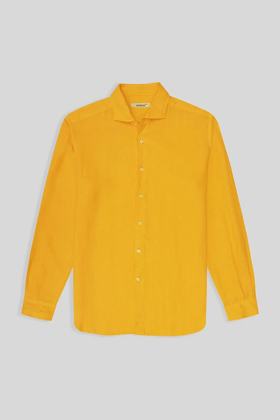 basic linen shirt yellow fruit