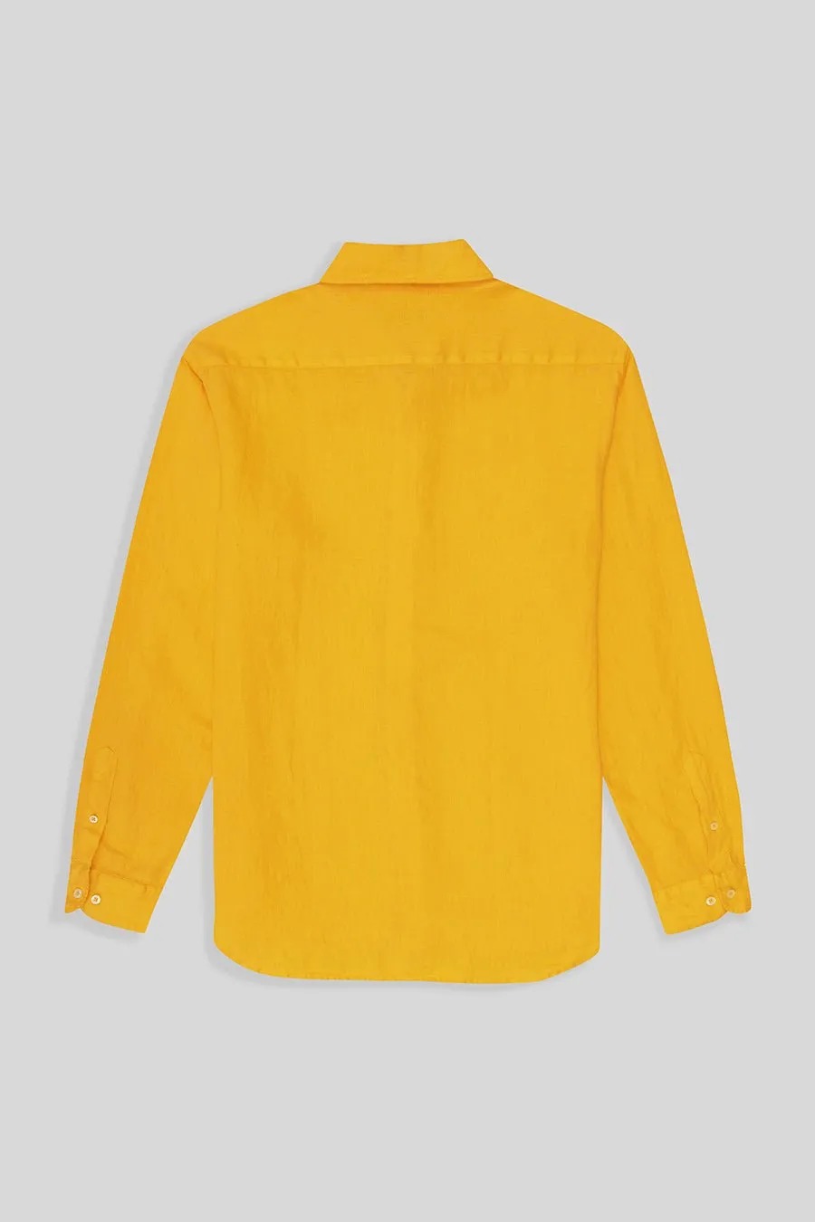 basic linen shirt yellow fruit