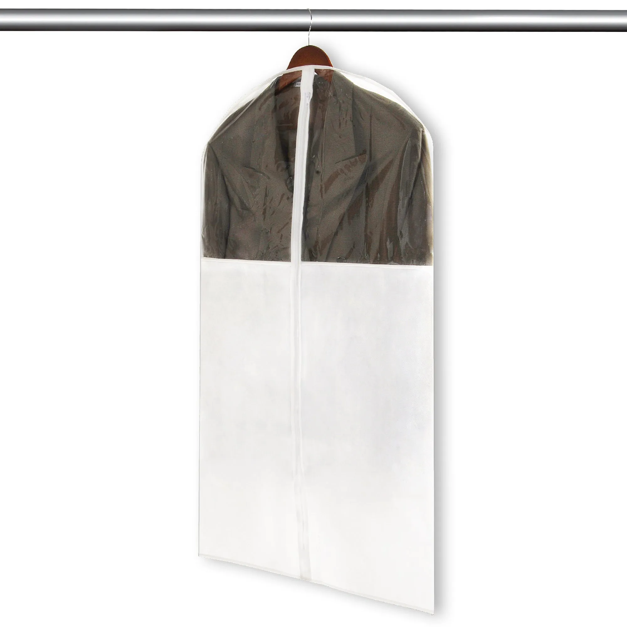 Canvas Gusseted Garment Bag Hanger - 24 x 42 Inch