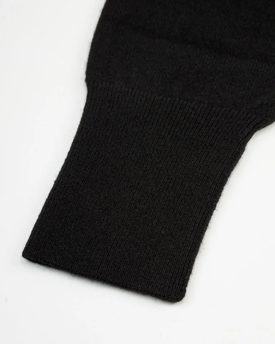 Cashmere V Pullover - Black 10