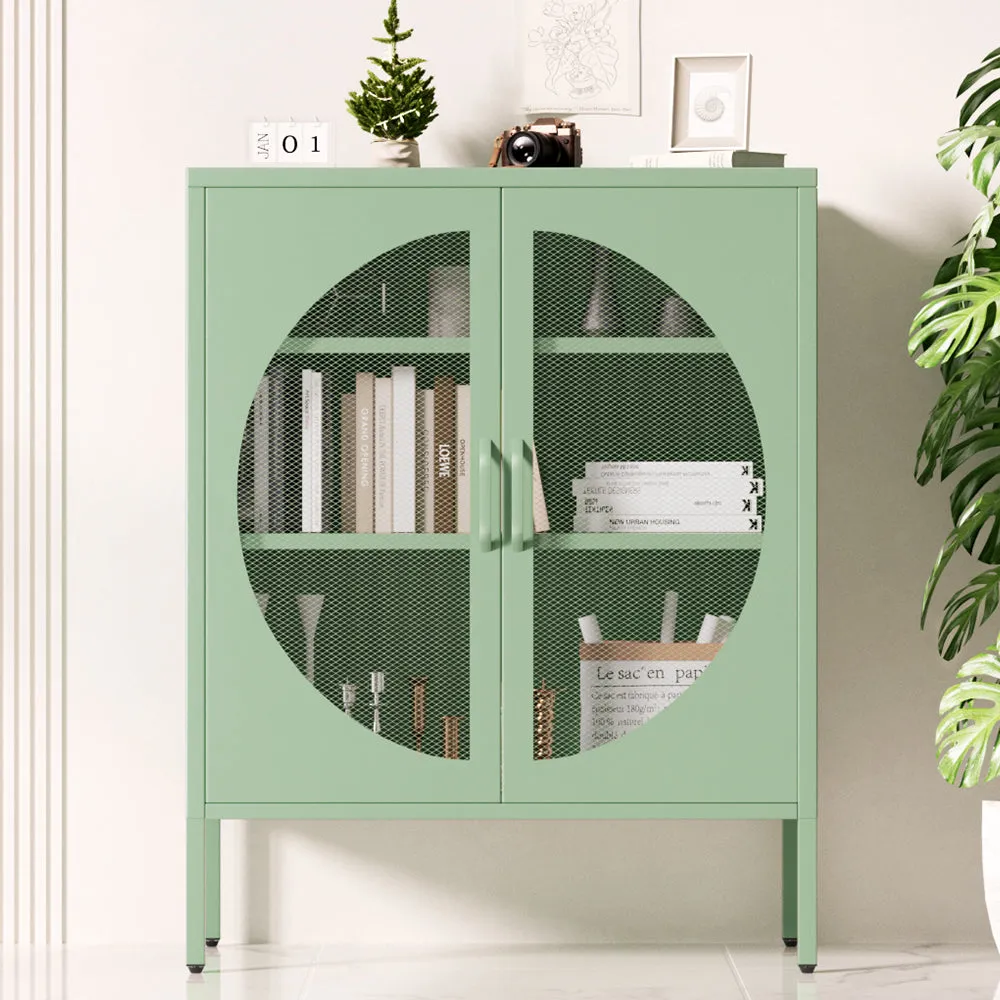 Cipher Metal Buffet Sideboard Cabinet - Green