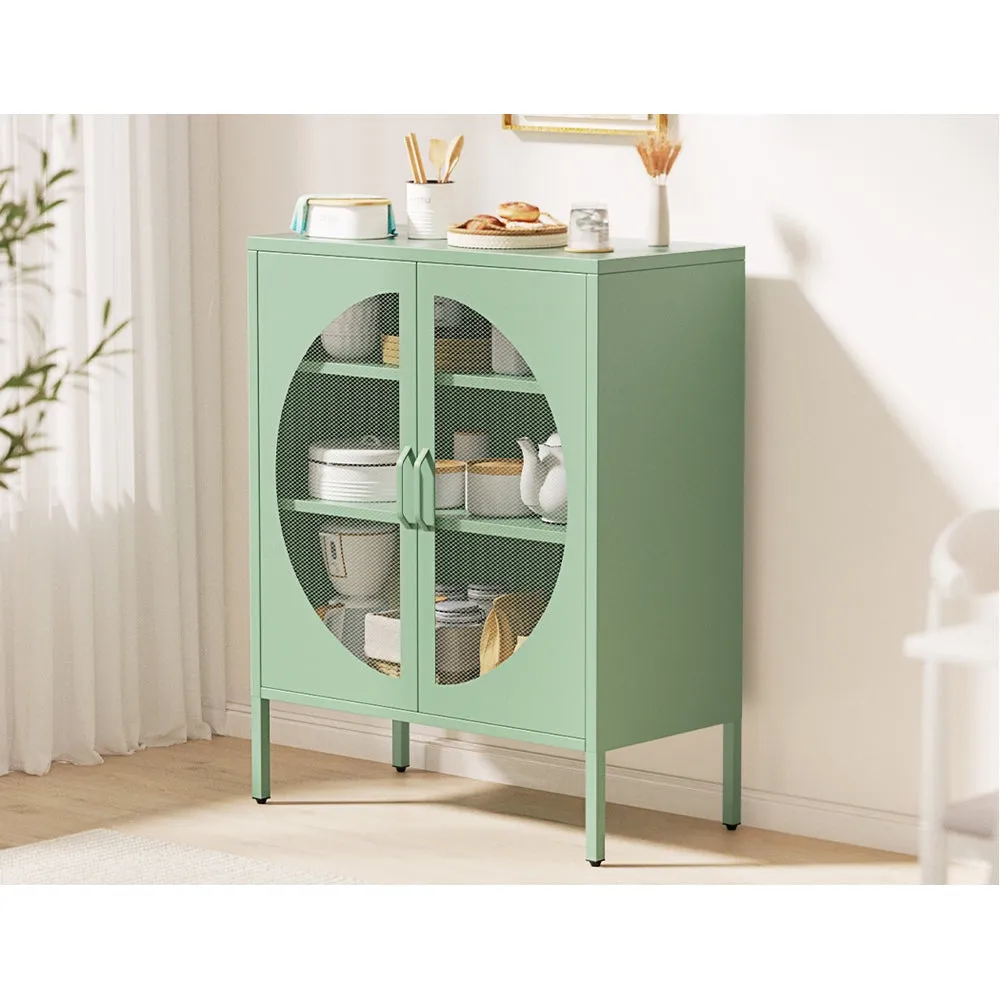 Cipher Metal Buffet Sideboard Cabinet - Green