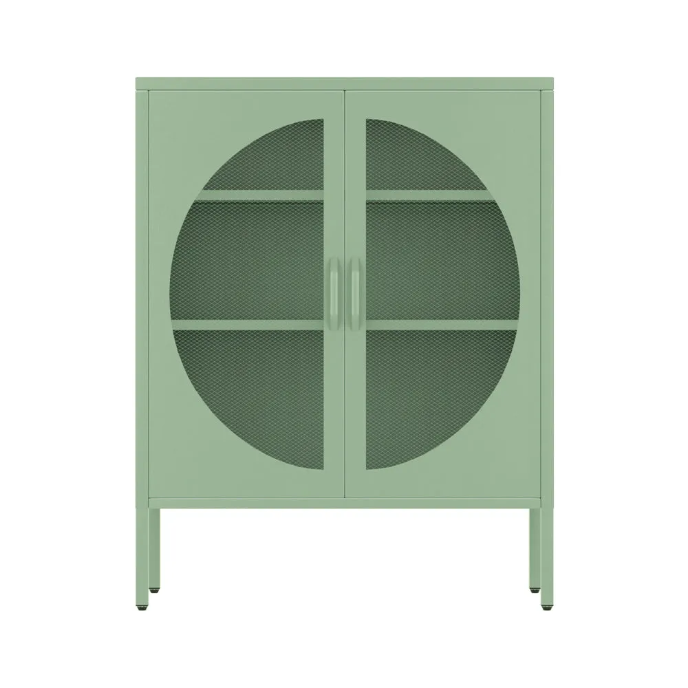 Cipher Metal Buffet Sideboard Cabinet - Green