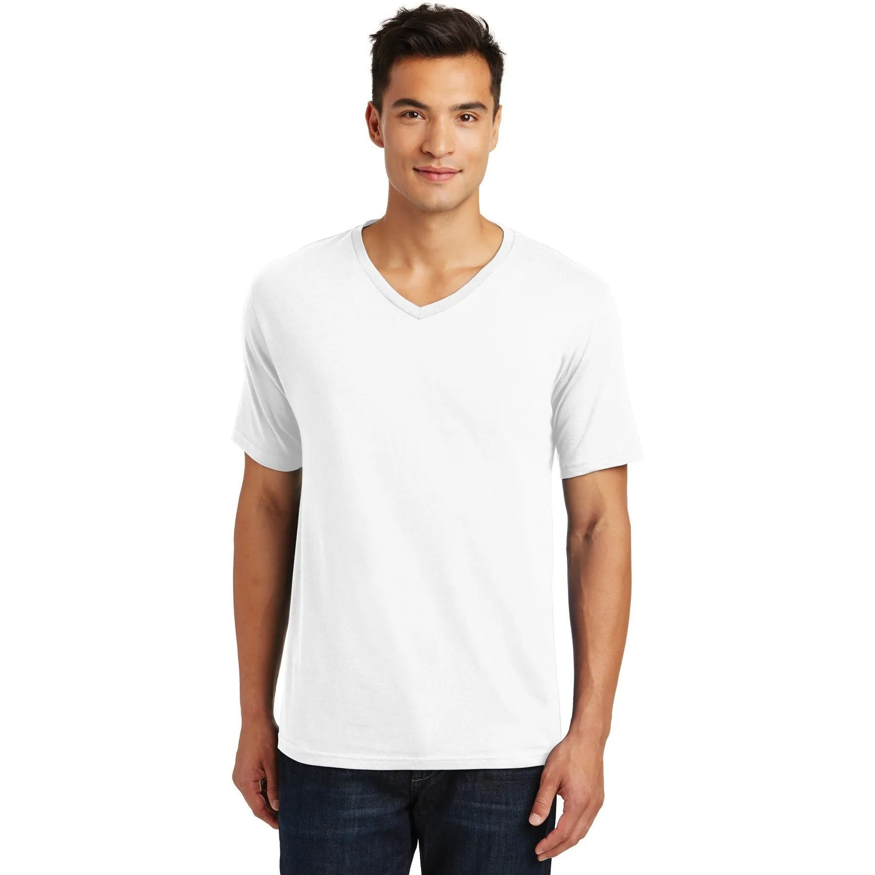 CLOSEOUT - District Made Mens Perfect Weight V-Neck Tee