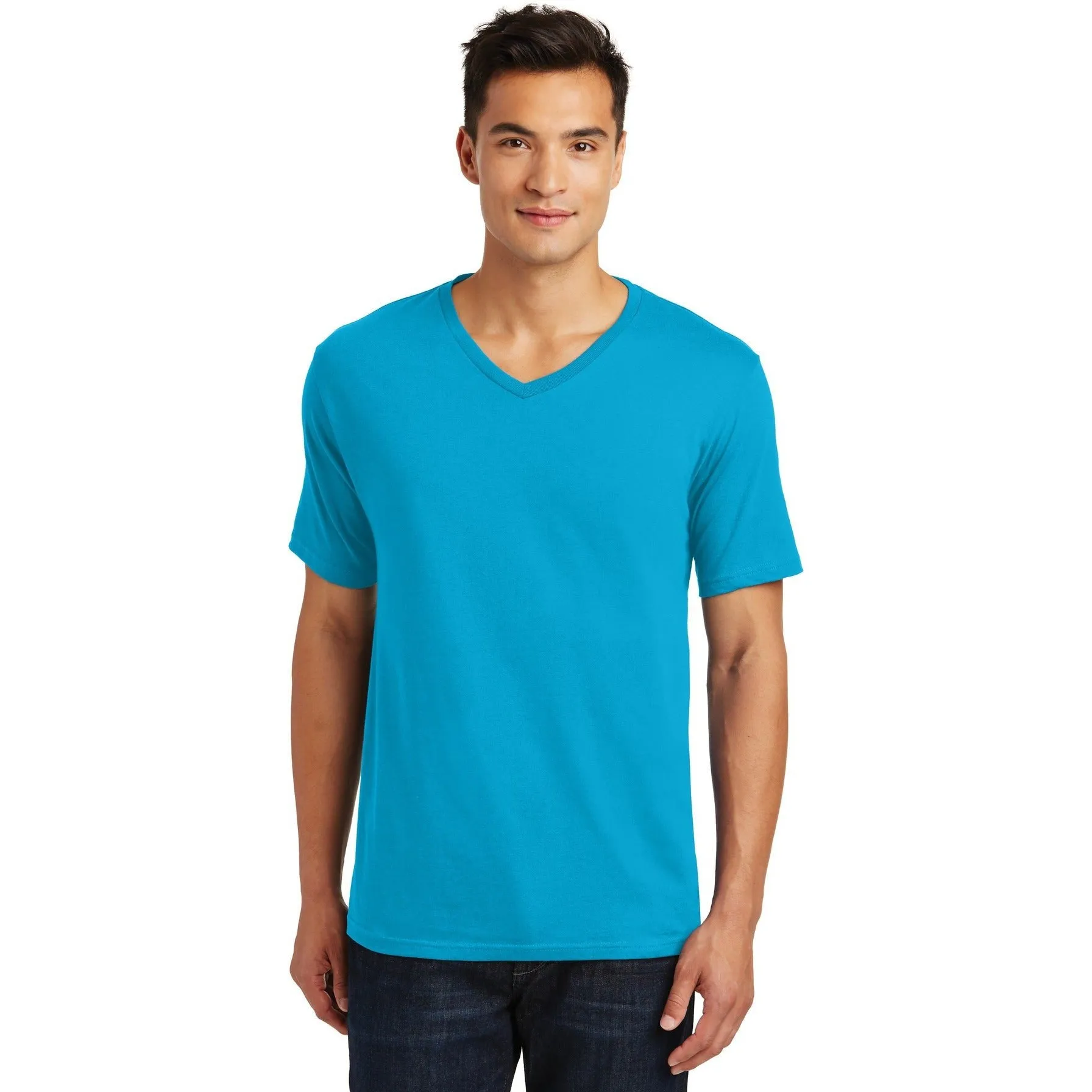 CLOSEOUT - District Made Mens Perfect Weight V-Neck Tee