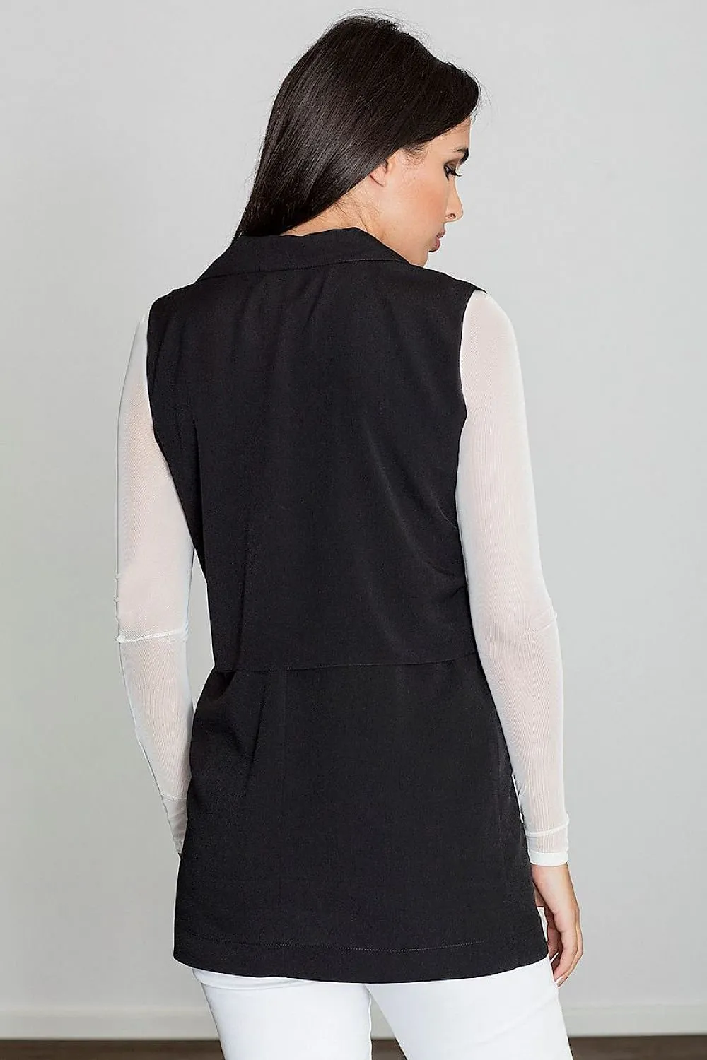 Collared Lightweight Long Vest: Your Essential Layering Piece