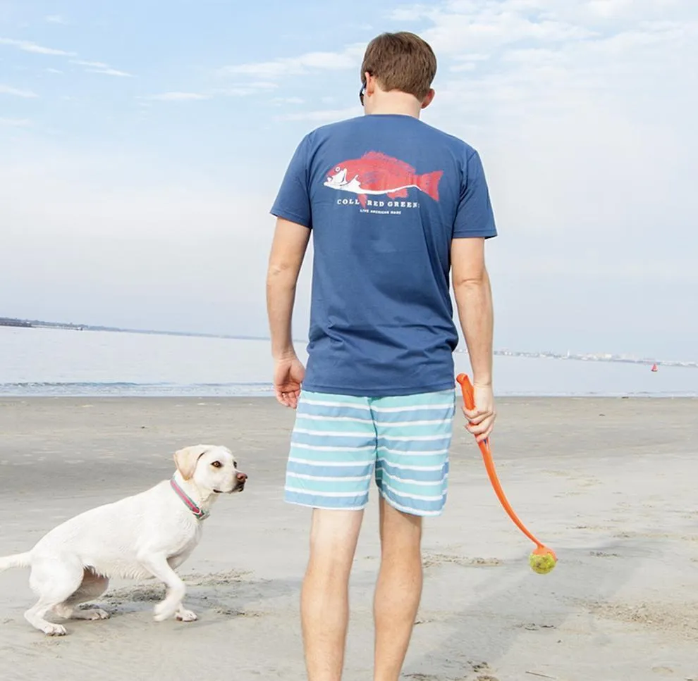 Crab Flag: Short Sleeve T-Shirt - White