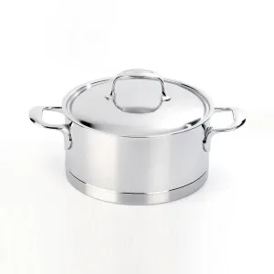 Demeyere SECONDS Atlantis Casserole with Lid 20cm Stainless Steel