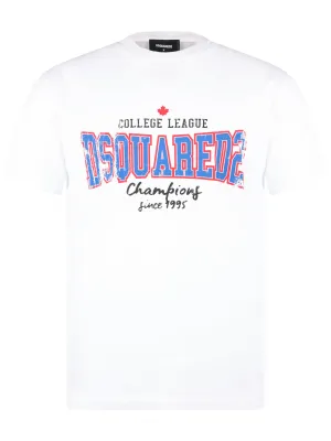 DSquared College T Shirt White