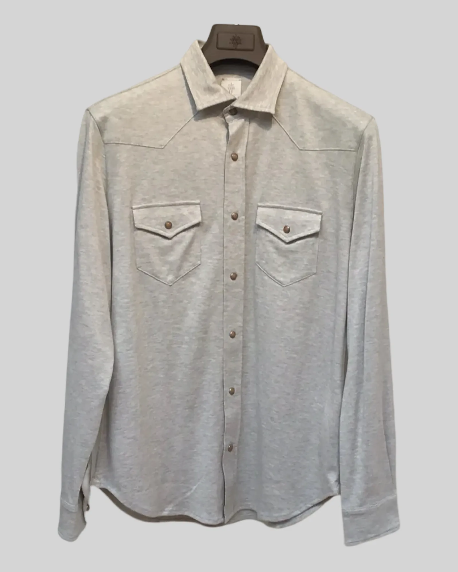 ELEVENTY Texas Shirt | GREY