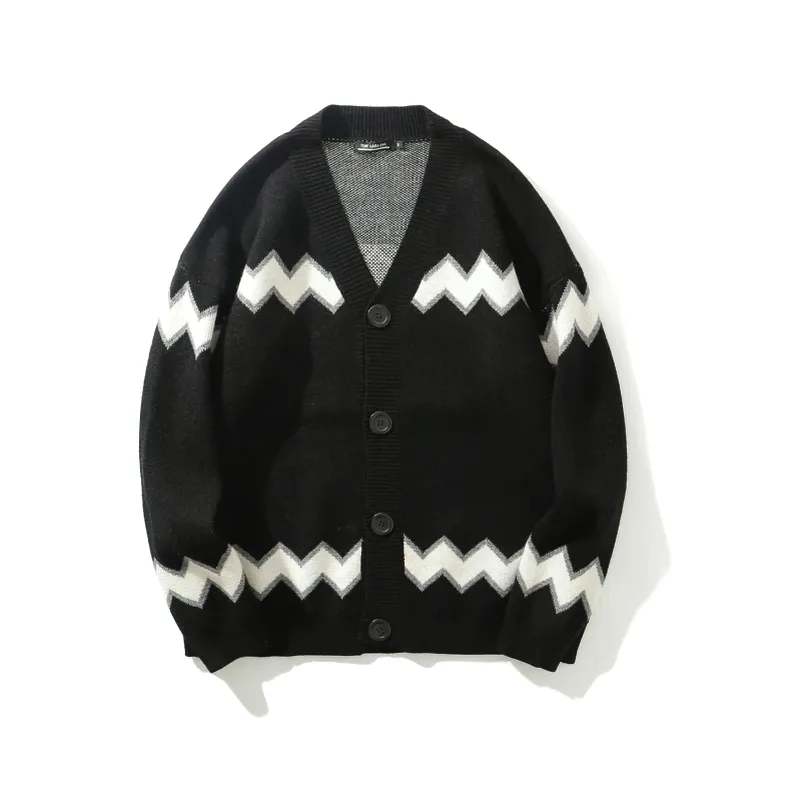 Fashion Men's Buttons Sweater / Punk Style Warm Oversized Clothing