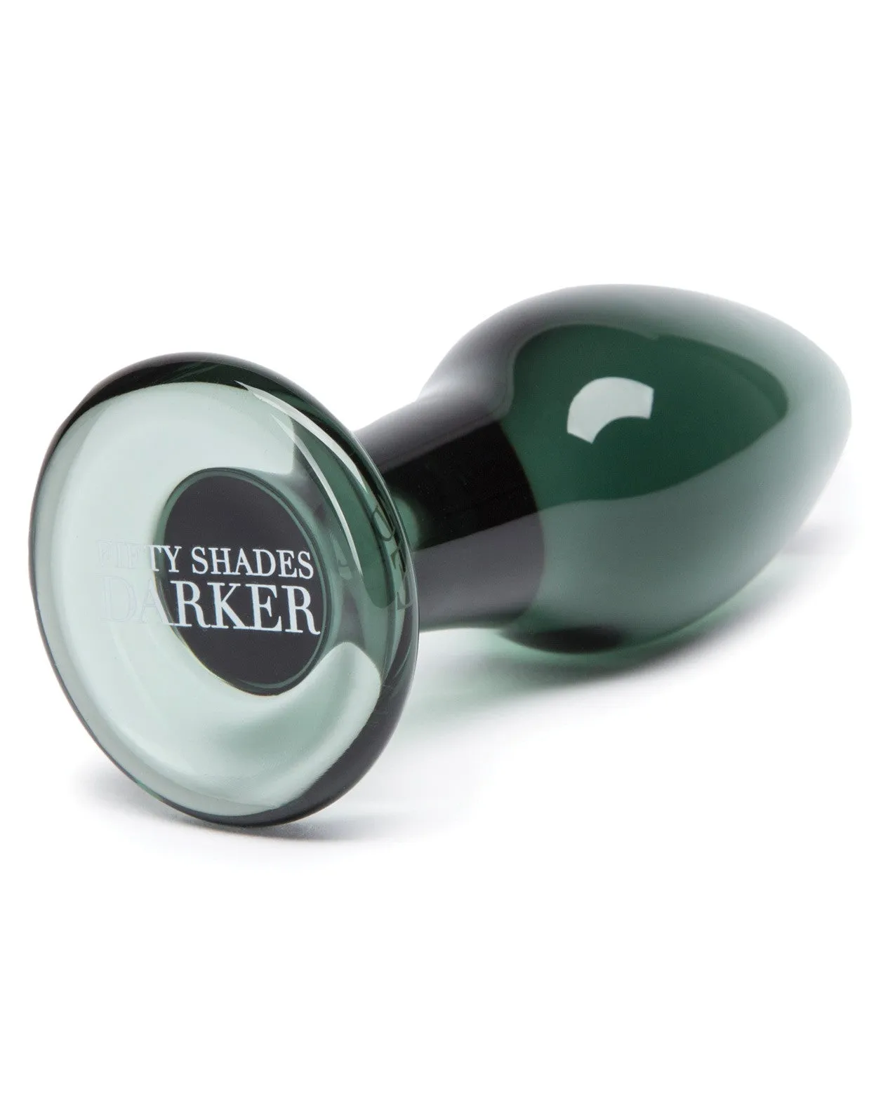 Fifty Shades Darker Something Darker Glass Butt Plug