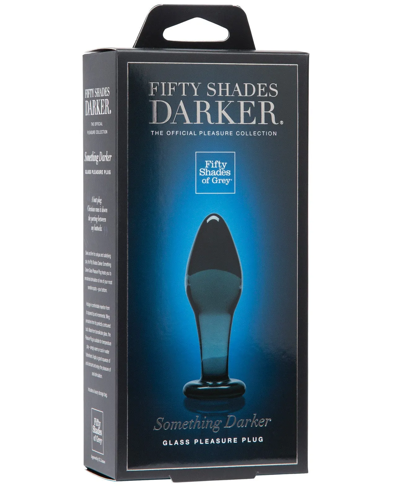 Fifty Shades Darker Something Darker Glass Butt Plug