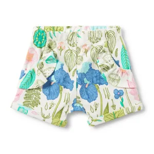 FLORA RUFFLE POCKET SHORTS