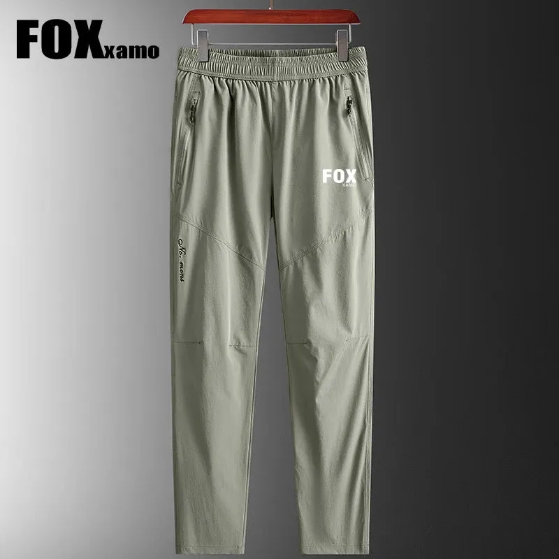 Fox Xamo Men Cycling Hiking Pants Camping Trekking Climbing Mountaineering Cargo Pants Outdoor Sports Waterproof Trousers Spring