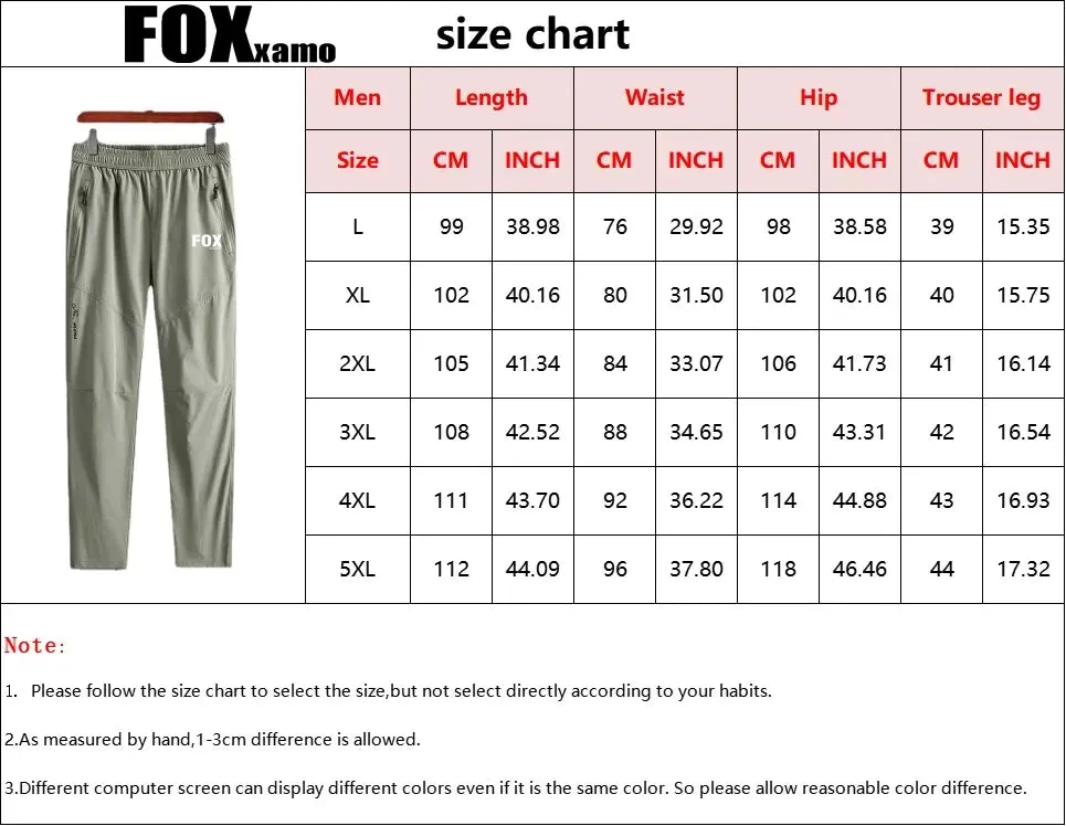 Fox Xamo Men Cycling Hiking Pants Camping Trekking Climbing Mountaineering Cargo Pants Outdoor Sports Waterproof Trousers Spring