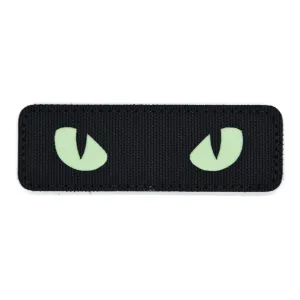 Glow in the Dark Cat Eyes Patch Black