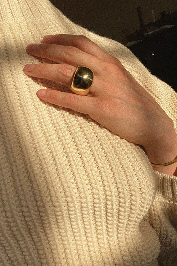 Gold Tone Hanna Ring