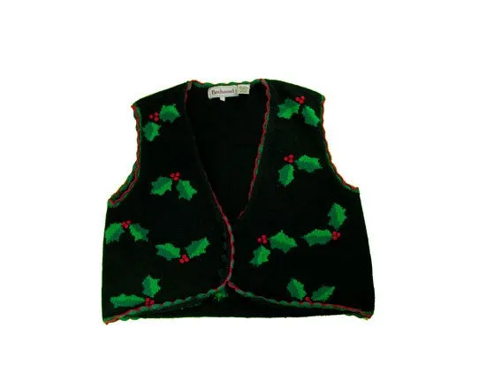 Holly Vest-Medium Christmas Sweater