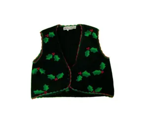 Holly Vest-Medium Christmas Sweater