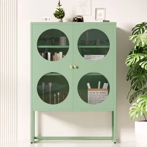 Kael Metal Buffet Sideboard Cabinet - Green