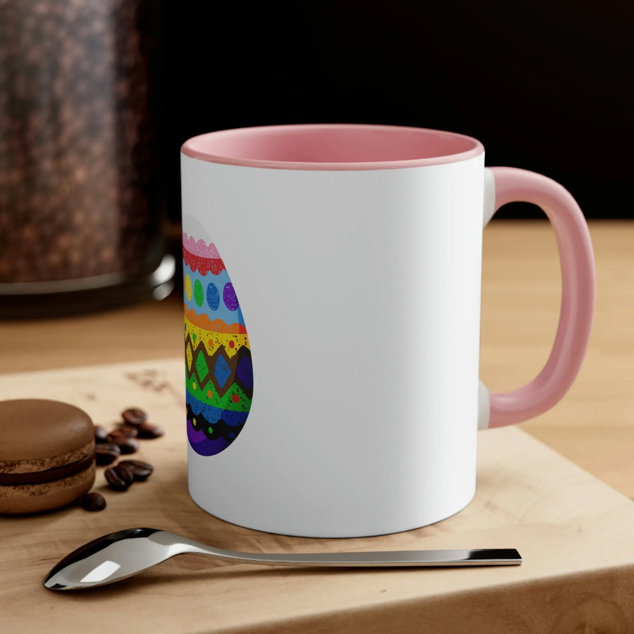 Progress Flag Accent Coffee Mug Easter Festival - Easter Egg