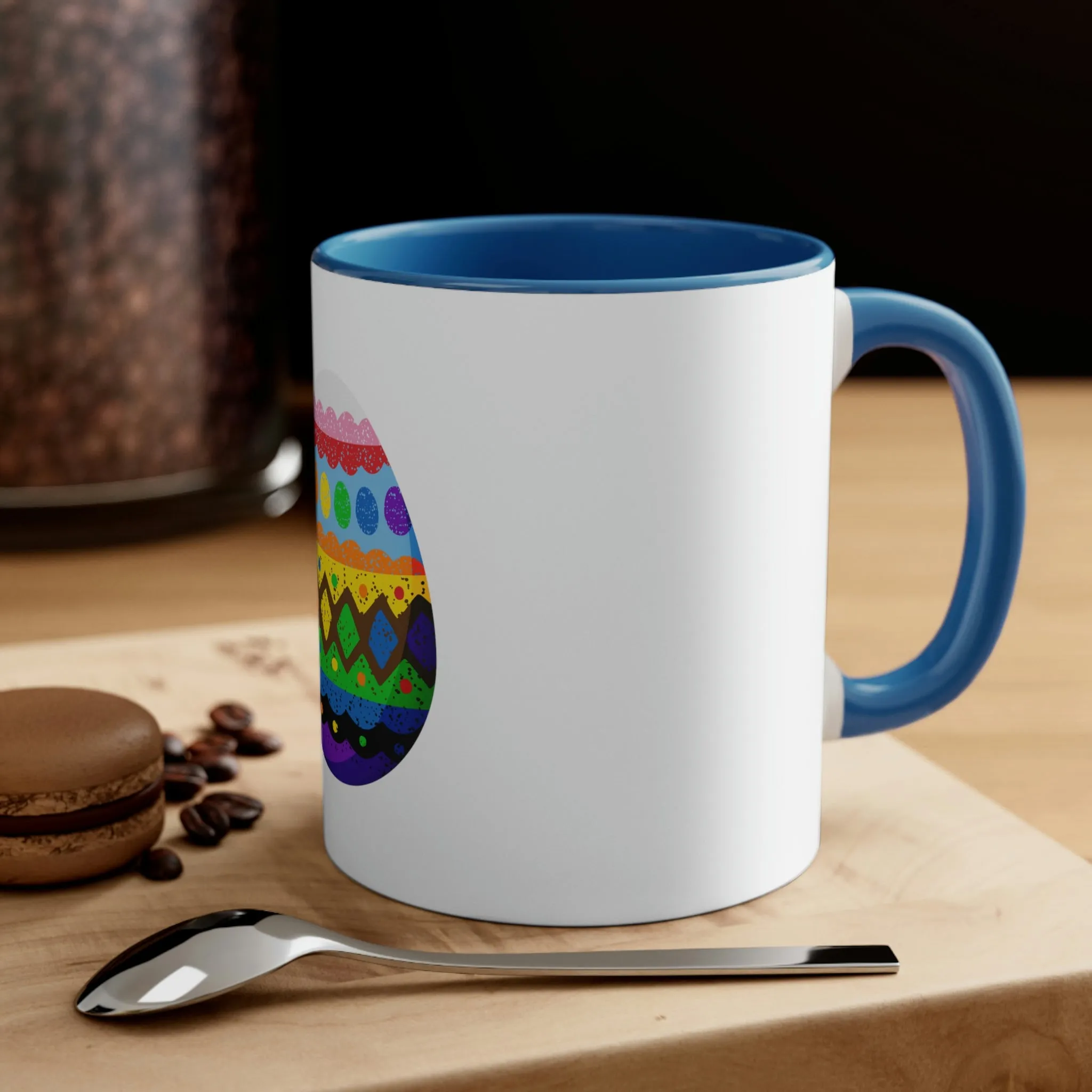 Progress Flag Accent Coffee Mug Easter Festival - Easter Egg