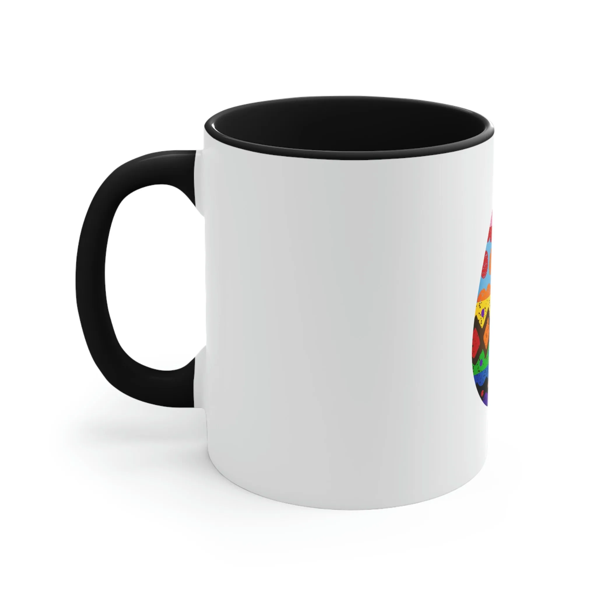 Progress Flag Accent Coffee Mug Easter Festival - Easter Egg