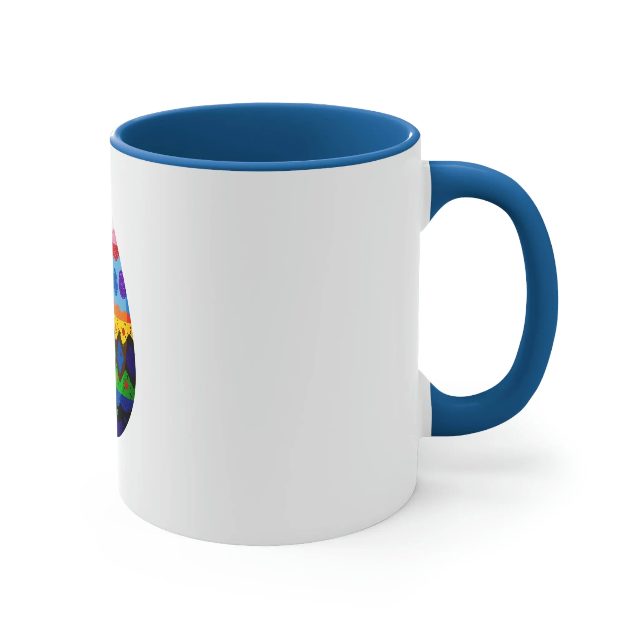 Progress Flag Accent Coffee Mug Easter Festival - Easter Egg