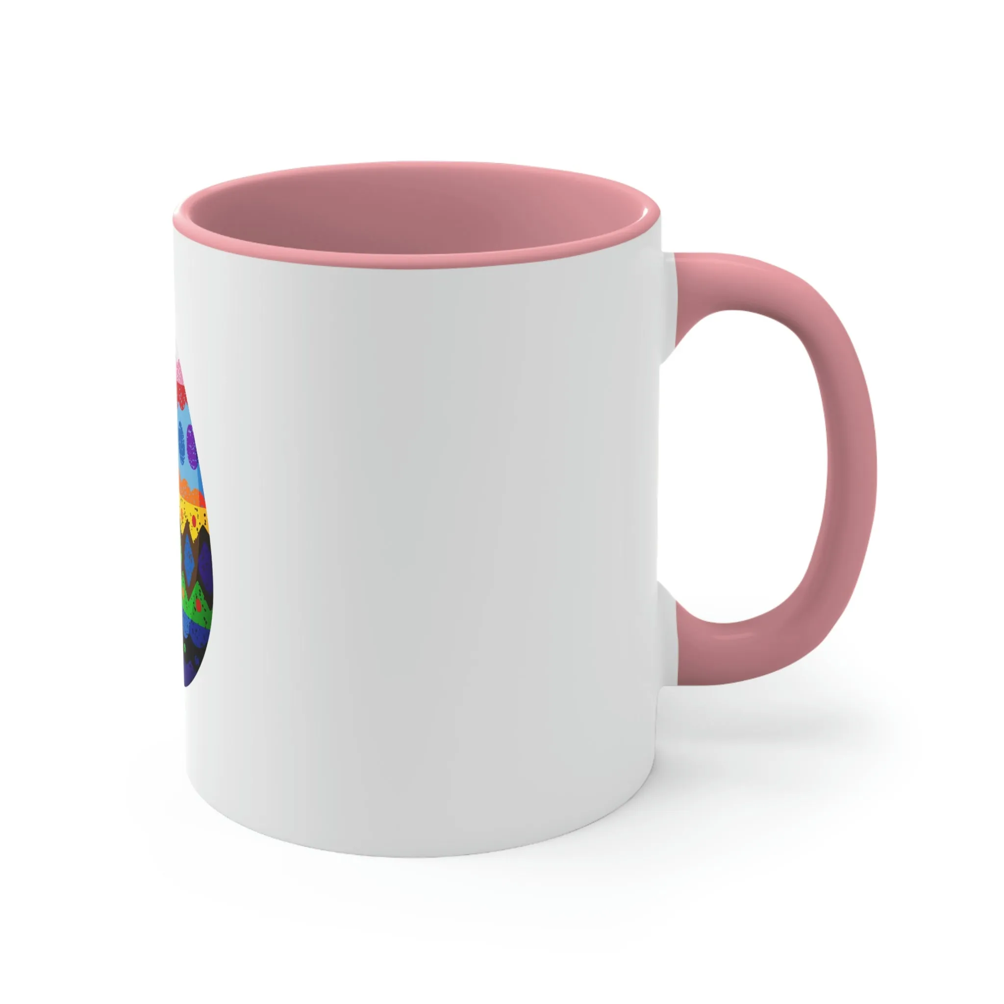 Progress Flag Accent Coffee Mug Easter Festival - Easter Egg