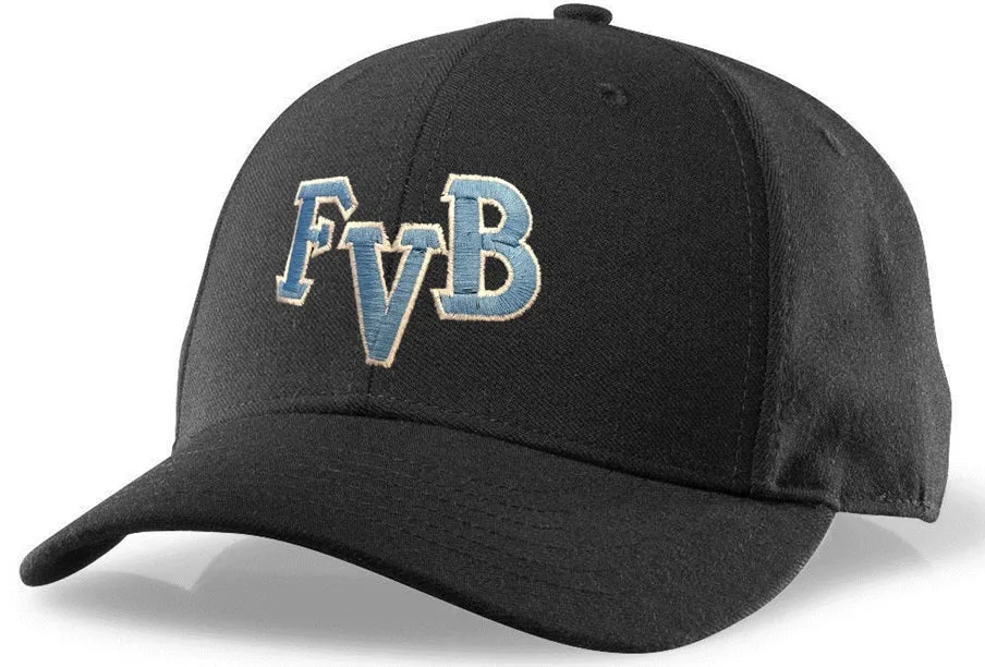 Richardson Black 6-Stitch Base Umpire Hat (FVB)