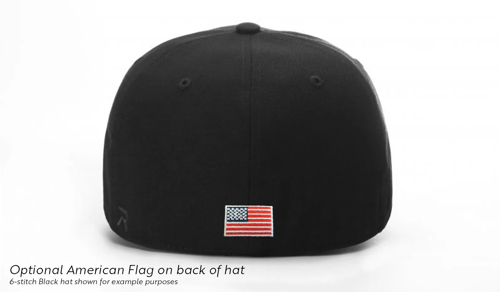 Richardson Black 6-Stitch Base Umpire Hat (FVB)