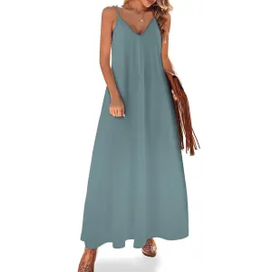 Spaghetti Strap Ankle-Length Dress Long dress Juniper