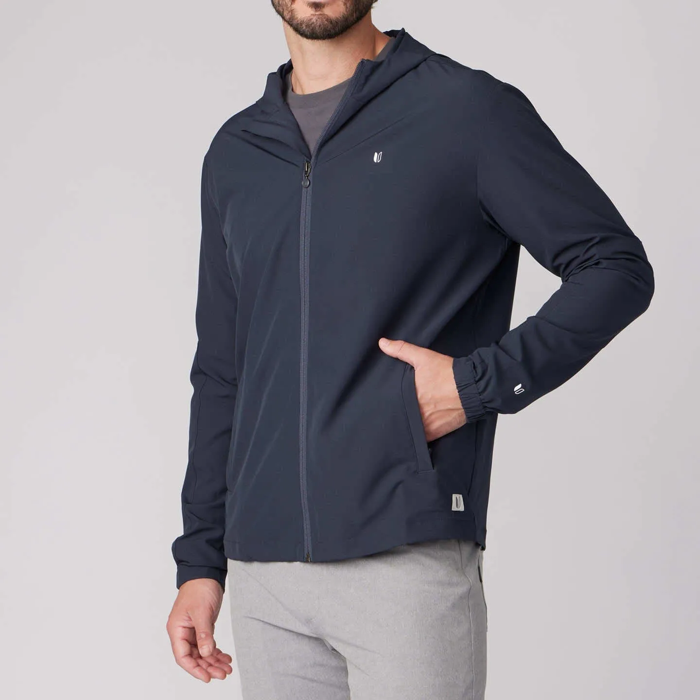 Stormer Hooded Full-Zip Windbreaker