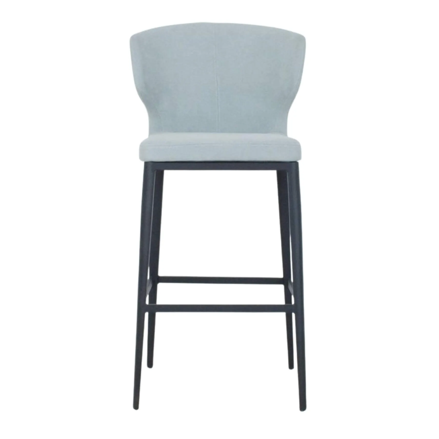 Thurston Fabric Stool With Metal Base